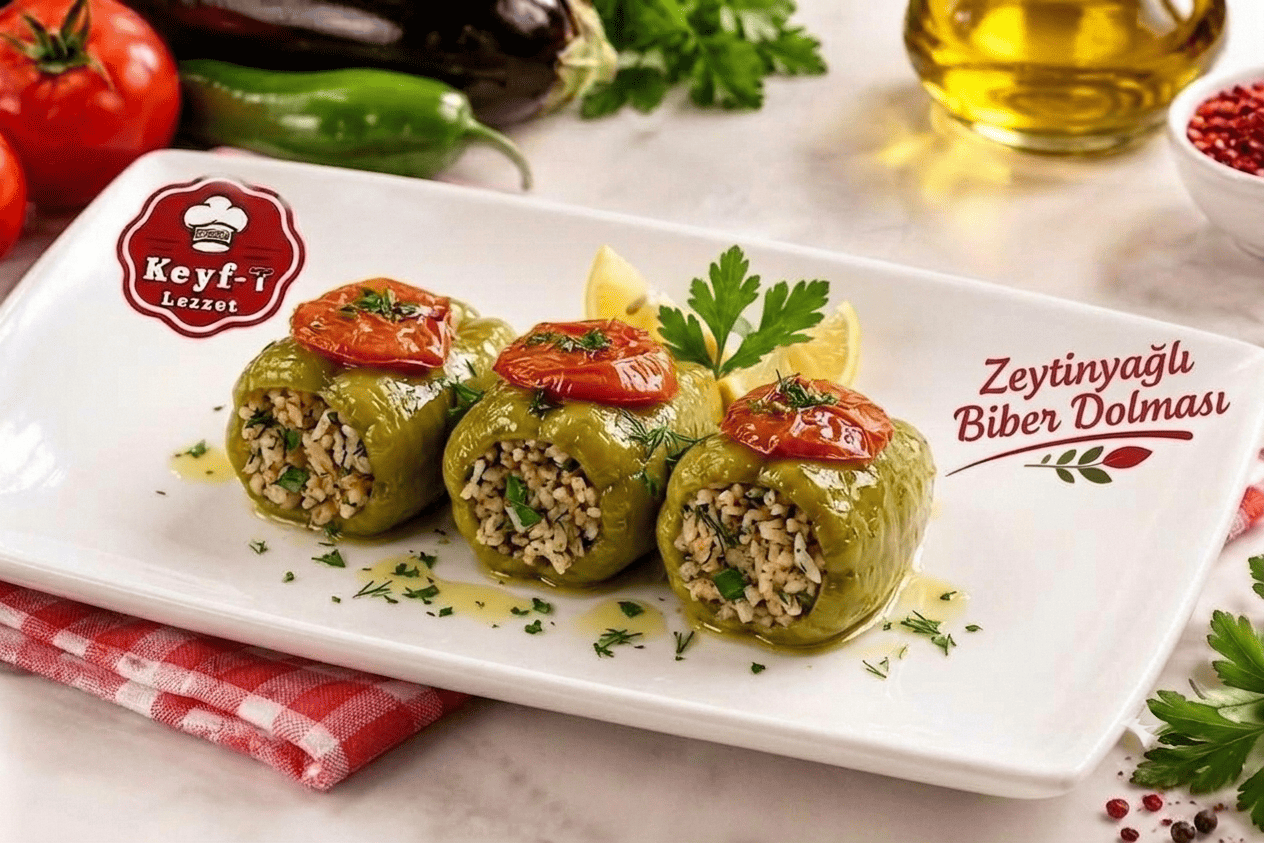 Zeytinyağlı Biber Dolması